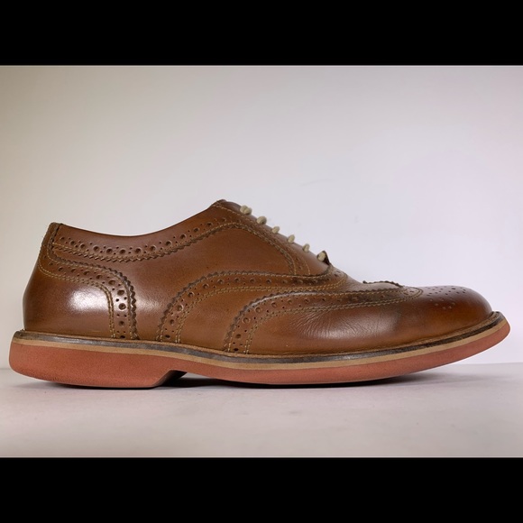 1901 Brown Leather Wingtip Oxford shoes 